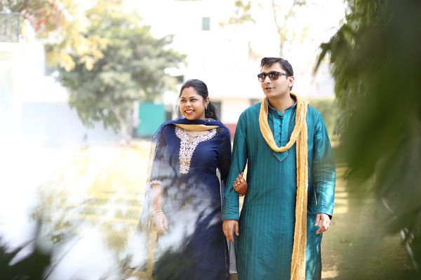Romantic Pre-Wedding Shoot Candid Portrait